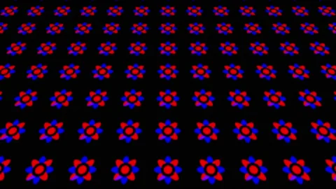 2D graphic video pattern that tilts up and moves, in 4K 16:9 format Stock Footage 134255536