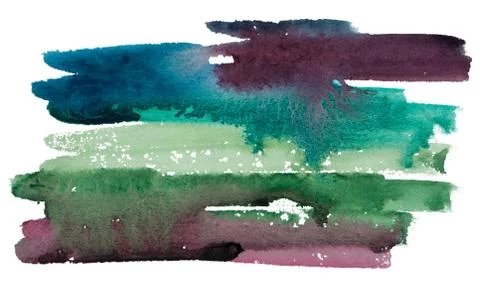 2d hand drawn watercolor background. Illustrazione stock