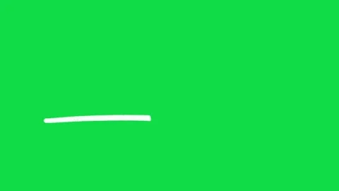 2D Hand Drawn White Angular Double Underline Stroke Animation Overlay Stock Footage 344809229
