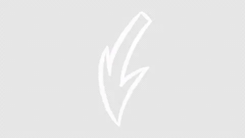 2D Hand Drawn White Check Mark Tick Line Art Animation Frame by Frame Overlay  Stock Footage 346180485