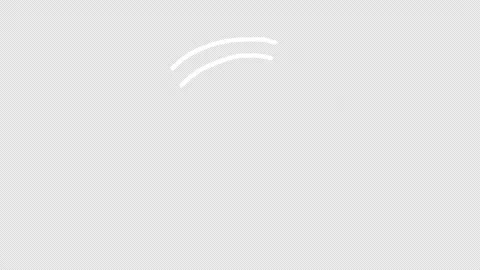 2D Hand Drawn White Concentric Double Circle Ring Animation Frame by Frame Stock Footage 346179679