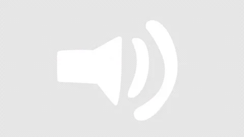 2D Hand Drawn White Speaker Volume Audio Icon Animation Frame by Frame Overlay  Stock Footage 346178477