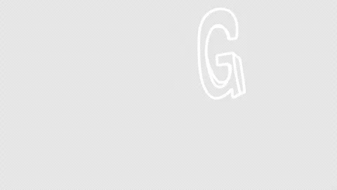 2D Hand Drawn White VLOG Text Title Animation Frame by Frame Overlay  Stock Footage 346179844