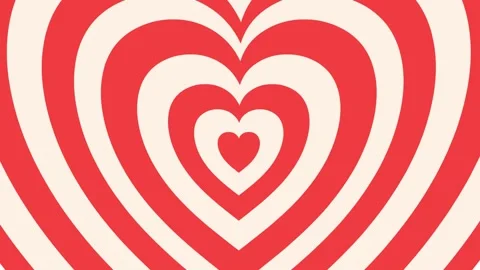 2D Heart looping animation background, Valentine love heart animation Stock Footage 316475114
