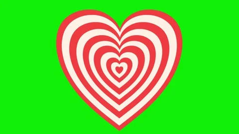 2D Heart looping animation background, Valentine love heart animation 動画素材 316475119