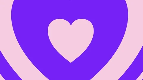 2D Heart looping animation background, Valentine love heart animation Stock-Footage 316475141