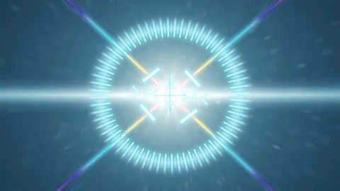 2D HUD animation of a target with a back... | Stock Video | Pond5