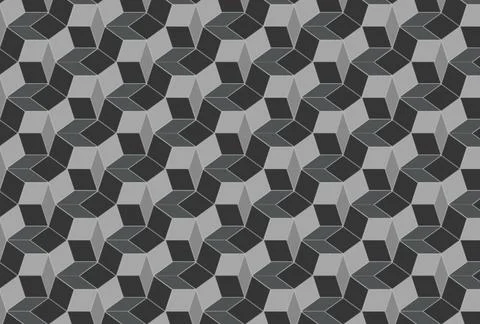 2D illustration of an abstract background with gray geometric shape patterns Illustrazione stock
