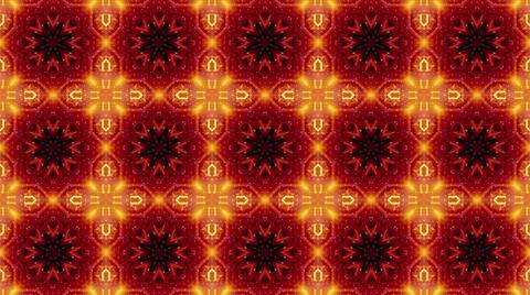 A 2D illustration with a seamless pattern of glowing yellow cross shapes on a 스톡 일러스트