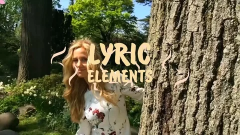 2D Lyric Elements After Effects素材