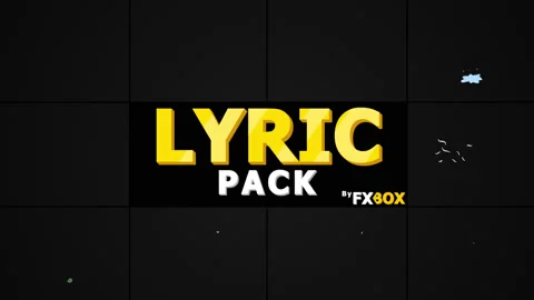2D Lyric Elements Pack Video stock 130913678