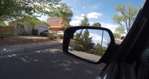 2D mirror while driving Stock Footage 40750025