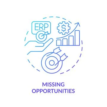 2D missing opportunities line icon concept イラスト素材