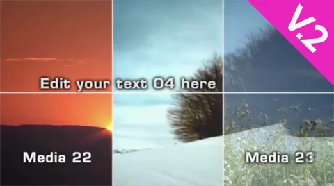 2D Mosaic Stylish Presentation (V.2) - After Effects Template Stock After Effects