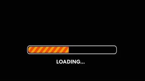 2D motion. Full download bar with loading message flashing while waiting. Видео 139599372