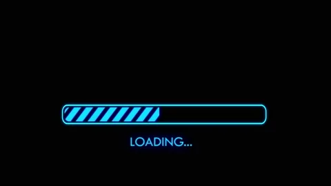 2D motion. Full download bar with loading message flashing while waiting. Видео 139599375