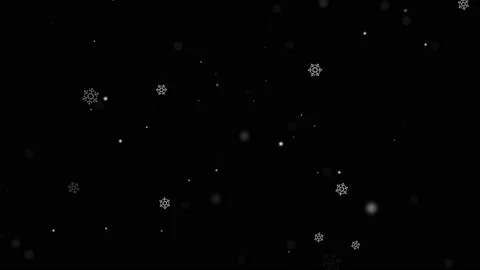 2D motion graphics background  snow. .Abstract background with animation of f Stock Footage 144522934