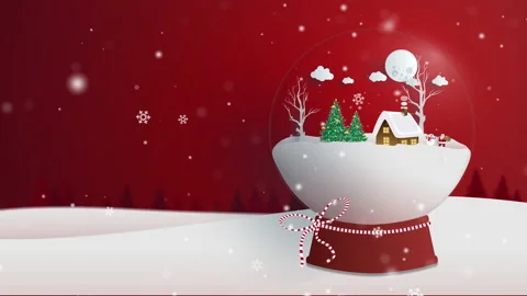 2D Motion graphics Merry Christmas concept, Happy Christmas companions. Stock Footage 144055699