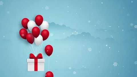 2D Motion graphics Merry Christmas concept, Merry Christmas. Happy Christmas Stock Footage 144523924