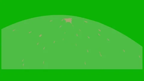 2D Mud Splash Explosion Animation VFX - Hand-Drawn Dirty Liquid, Wet Sludge, Stock-Footage 318886352