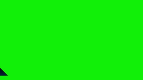 2d news lower thirds animation blank text label green screen 4k Stock Footage 285777318