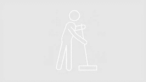 2D pack of linear icons representing hum... | Stock Video | Pond5