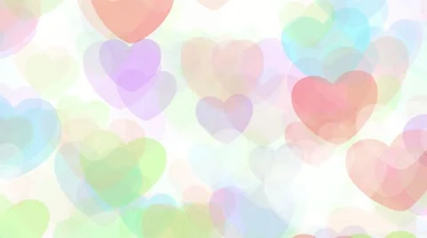 2D Pattern Pan Heart G HD Stock Footage