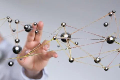 A 2d rendering Cloud computing, Cloud Computing Concept Stock Photos