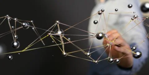 A 2d rendering Cloud computing, Cloud Computing Concept Stock Photos