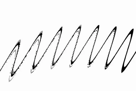 2D rendering digital illustration. Abstract vector. An element isolated on wh Stock Illustration