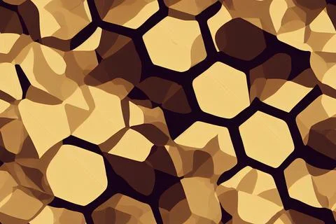2d seamless cubic pattern with dots Modern thin hexagon High quality 2d Stock Illustration
