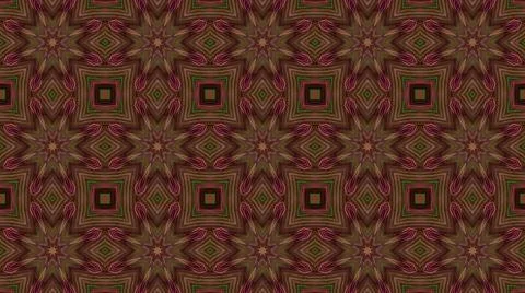 2D seamless pattern background with brown square and star shapes 스톡 일러스트