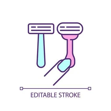 2D simple customizable thin line consumer behavior icon イラスト素材