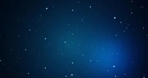 2D Space background with twinkling stars background and nebula clouds movin.. Stock Illustration