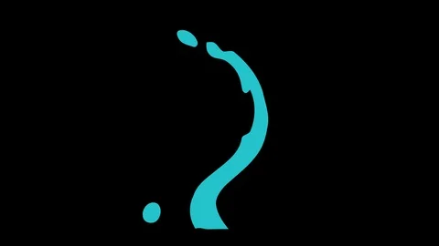 2d Splashe Cartoon FX Pack 4K 10 Shape Elements and Liquid Elements. Drag and Stock Footage 89068894