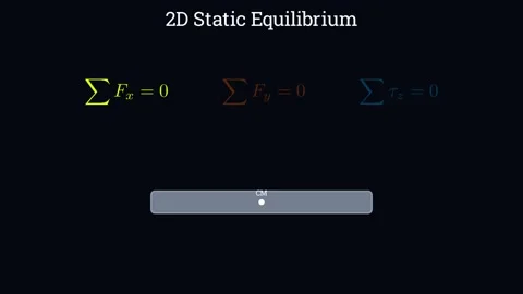 2D Static Equilibrium Stock Footage 335190416