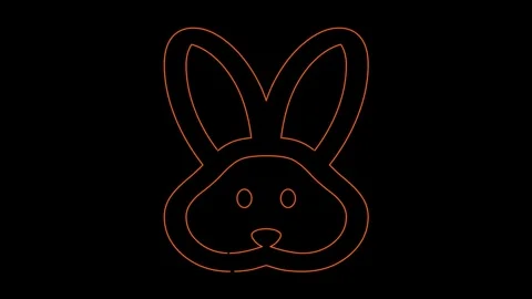 2D Stroke Animation Three Easter Scenes Bunny, Easter Eggs, Young Bunnies w.. Stock Footage 317486304