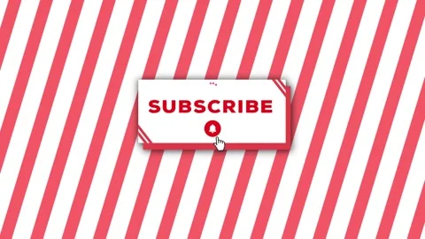 2D Subscribe Transition Stock Footage