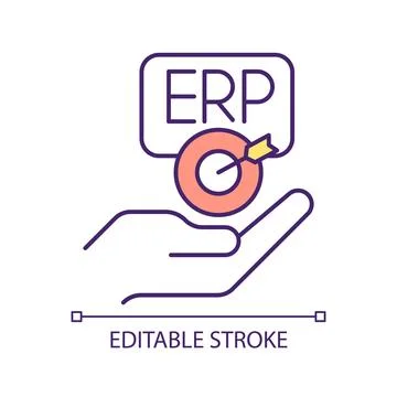 2D thin line colorful missing opportunities icon イラスト素材