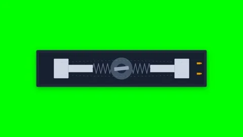 2D vector motion graphic, modern concealed overhead transom hydraulic door .. Stock Footage 346674604