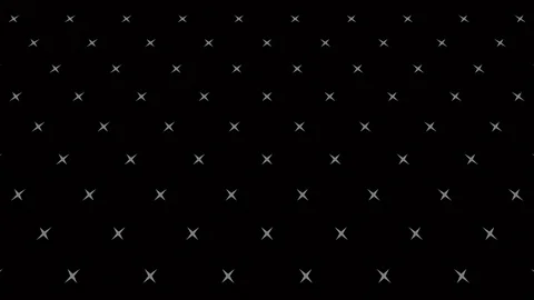 2D video of graphic pattern in B&amp;W that tilts and moves, 4K 16: 9 format Video stock 113037736