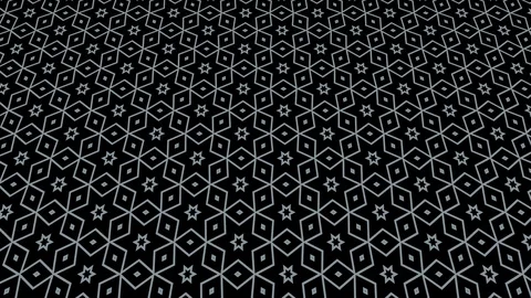 2D video of graphic pattern in B&amp;W that tilts and moves, 4K 16: 9 format Stock-Footage 113038070