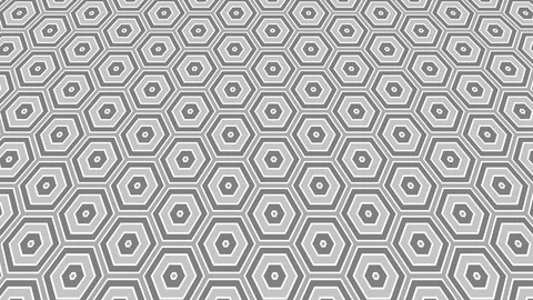 2D video of graphic pattern in B&amp;W that tilts and moves, 4K 16: 9 format Stock-Footage 113038393
