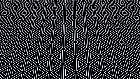 2D video of graphic pattern in B&amp;W that tilts and moves, 4K 16: 9 format Stock-Footage 113038689
