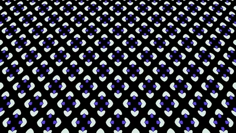 2D video of graphic pattern in B&amp;W that tilts and moves, 4K 16: 9 format Stock Footage 115952217