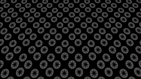 2D video of graphic pattern in B&amp;W that tilts and moves, 4K 16: 9 format Video stock 119035333