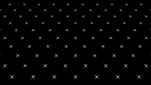 2D video of graphic pattern in B&amp;W that tilts and moves, 4K 16: 9 format 動画素材 126749709