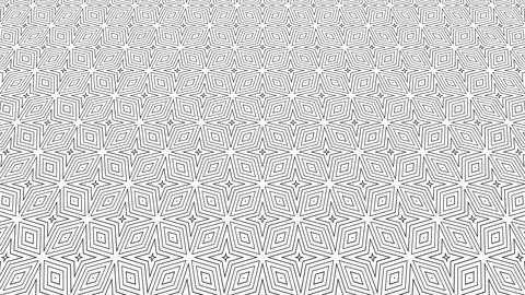 2D video of graphic pattern in B&amp;W that tilts and moves, 4K 16: 9 format Vídeos de archivo 126750977