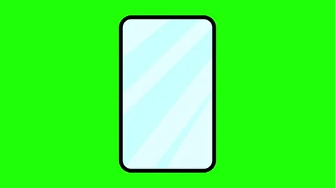 2d wall mirror, animated round oval rectangular mirror sparkling 2d vector .. Stock Footage 318566963