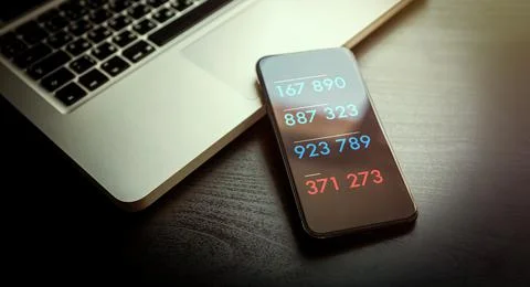 2fa-phone Stock Photos